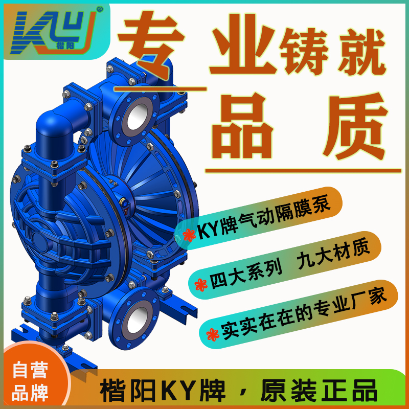 KYQ80LC鋼襯四氟氣動隔膜泵4